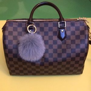 Pom Pom Bag Charm Key chain